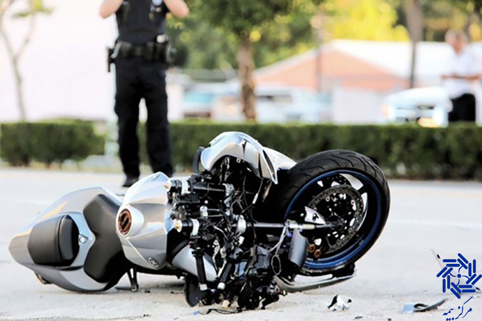 قانون تصادف با موتور سیکلت